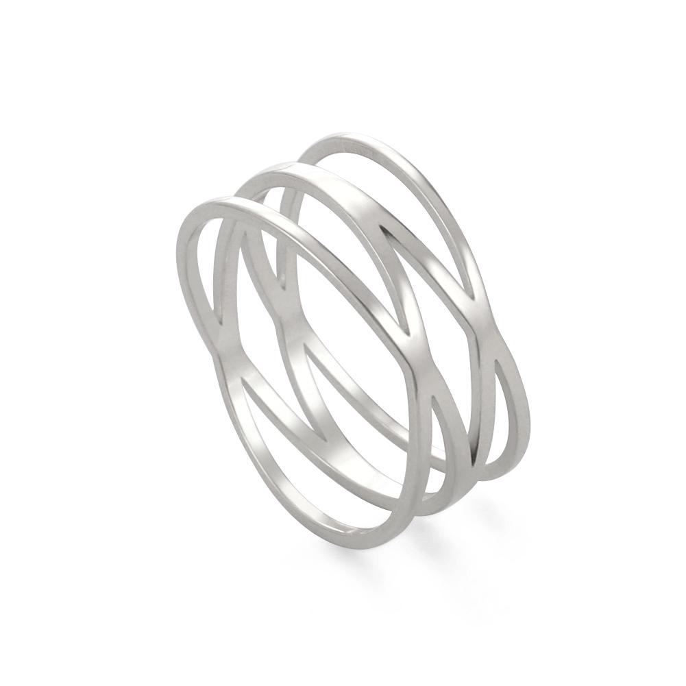 Cross Gold Women's Rings Stainless Steel Wedding Engagement Casual Ring Female Jewelry Gift for Lover
