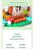 Gudi Educational Building Blocks: Coffee Shop Model Puzzle for Kids