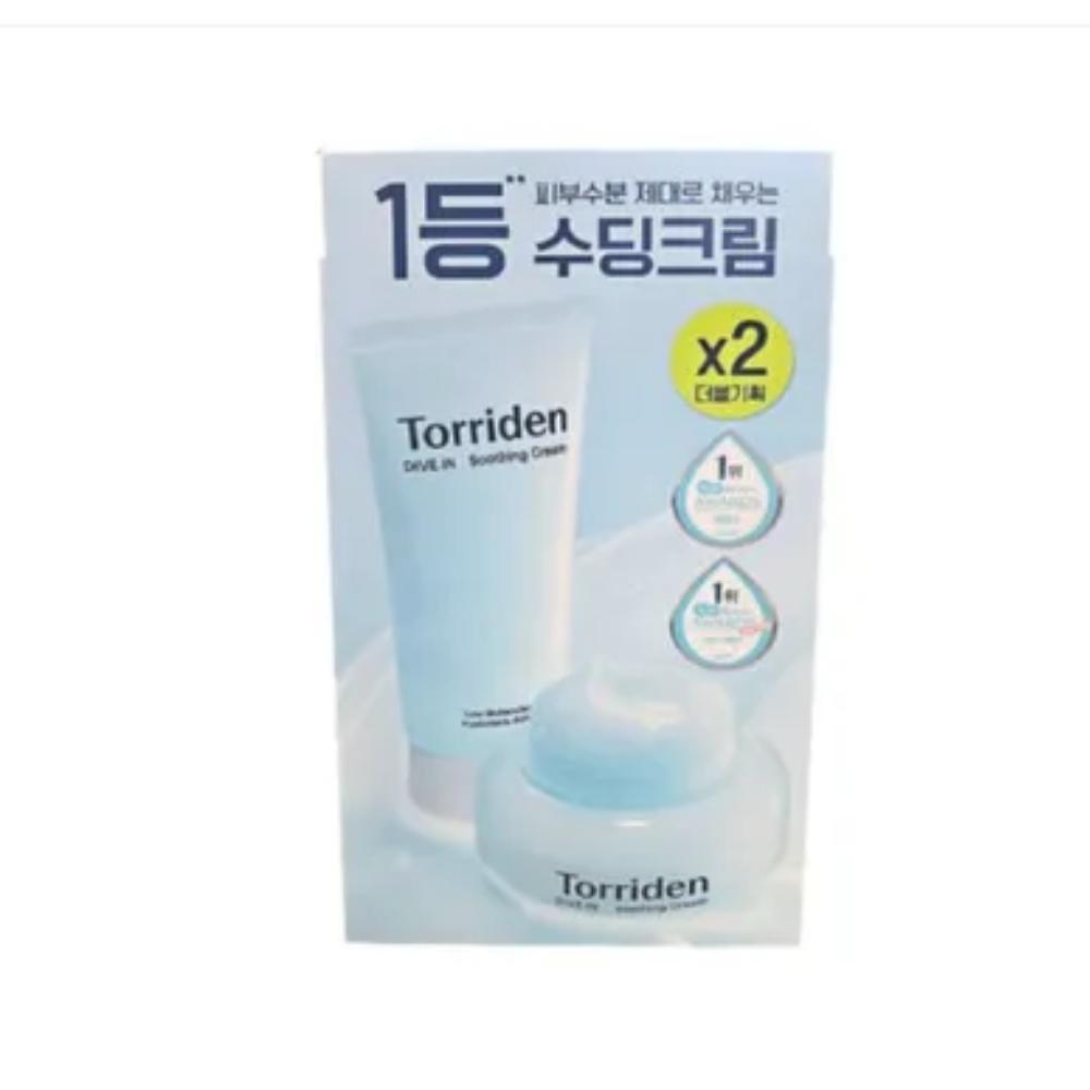 TORRIDEN Dive-In Soothing Cream Set (100ml + 100ml + Toner 100ml) / K-Beauty KOREA COSMETIC