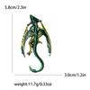 Enamel Dragon Pins for Women Rhinestone Flying Dragons Animal Brooch Banquet Party Backpack Gifts Jewelry Accessories