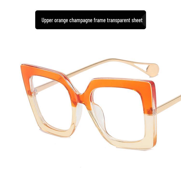 Kedun 2022 Fashion Square Blue Light Blocking Glasses – Stylish European-American Large Frame.