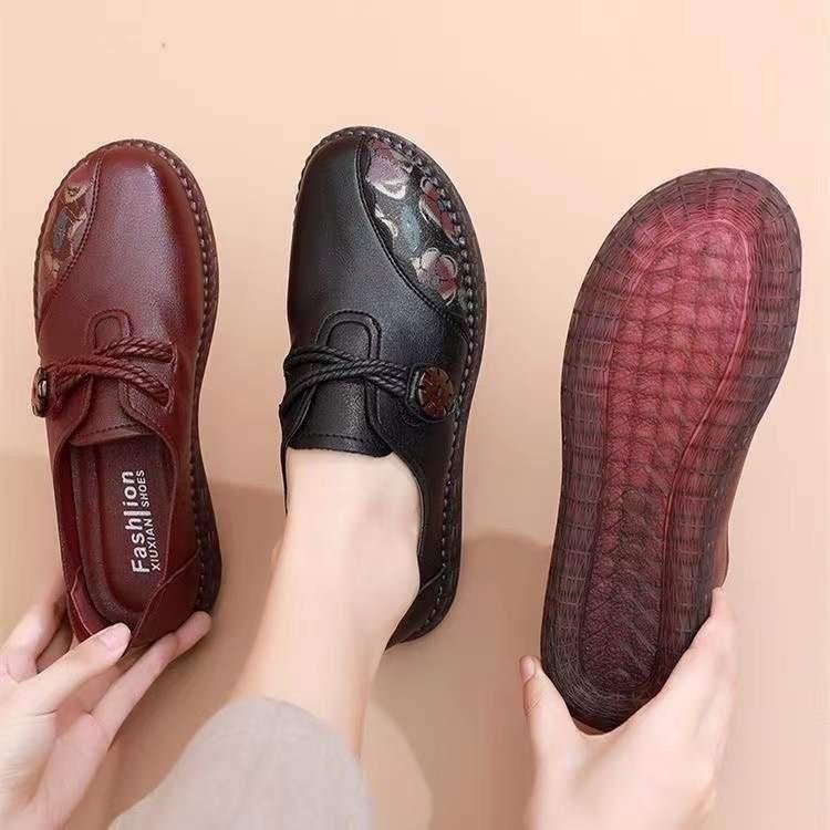 Single shoes flat-soled casual wear-resistant spring new lightweight and comfortable casual shoes