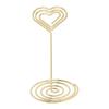 10Pcs Gold /Rose Gold Table Number Stands Heart Shape Name Card Holder  Wedding Party