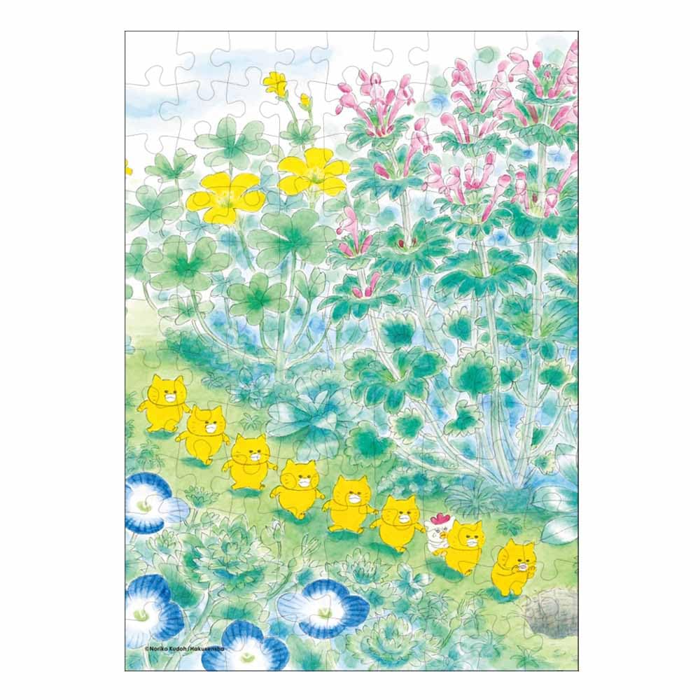 

Tenyo (Tenyo) [Made in Japan] 108-Piece Jigsaw Puzzle Noraneko Gangan Stroll (18.2x25.7cm) MB-108-130, Includes Glue, Spatula, and Service Card,