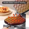 1400W Bubble Waffle Maker Waffle Maker Iron Ready In Under 3 Minutes Removable Drip Tray Electric