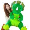 Riesige Triceratops Plüschkissen Großes Weiches Stofftier Dinosaurierpuppe Kuschelige Schlaf-Umarmungskissen Kinder Jungen Geburtstagsgeschenk Zuhause Schlafzimmer Dekoration