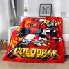 Giant Robot Adventure Flannel Blanket-Soft and Suitable for Sofas,Beds,Offices,Travel,All Seasons,Great Gift for Holidays and Birthdays.