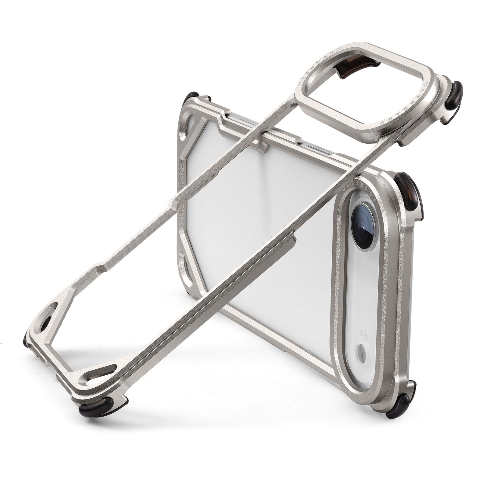 

Eary Aluminum Alloy Case for iPhone 17 Pro Max Air for Magsafe Shockproof Wireless Charging Phone Cover Frameless Metal Bumper iPhone Air