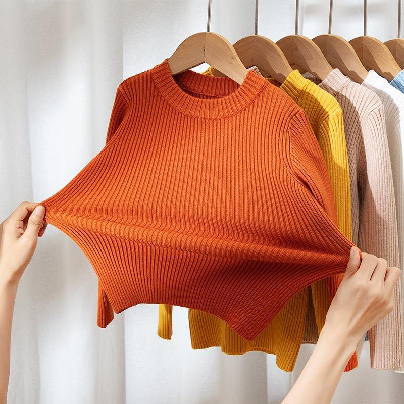 Sugari Copii Pulover Toamna Iarna Nou Decolteu Ocazional Adolescenți Băieți Fete Îmbrăcăminte tricotate Roz Albastru Pulovere pentru copii