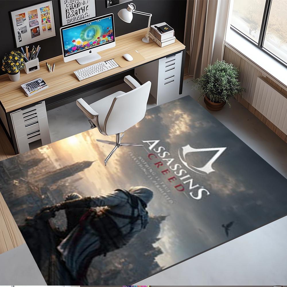 Assassin's Creed Printed Carpet,Rug,for Office Chair Living Room Bedroom Kitchen Room Decor Gifts.
