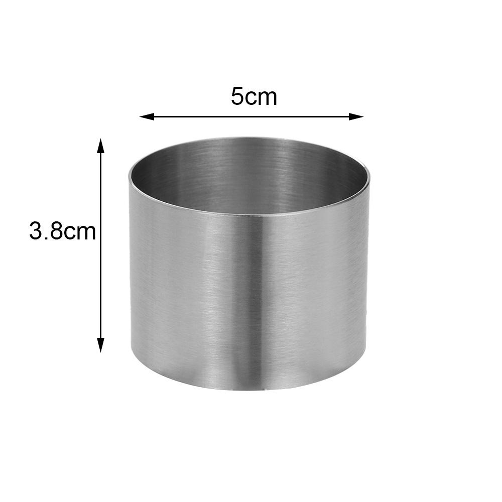 New Bakeware Pastry Tool Mousse Ring Stainless Steel Mini Round Cake Mold