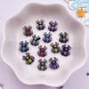 30 szt. Brokatowa żywica Kolorowe Kreskówkowe Pająki Nail Art Mini Figurki Flatback DIY Cyrkonie Scrapbook Biżuteria Akcesoria