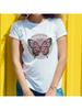 Wounisex Short Sleeve T Shirt Become The Change Design With Pink Butterfly And Inspirational Quote Graphic For A Motivating Look