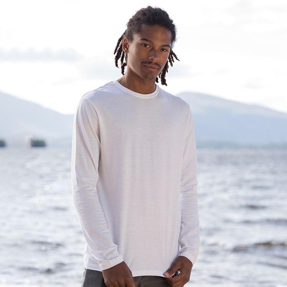 AWDis Ecologie Adults Unisex Erawan Organic Long Sleeve Tee