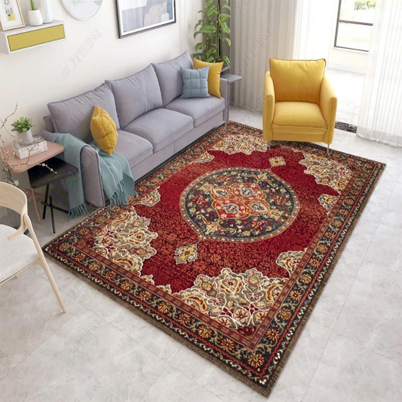 Nordic Ethnic Style Carpet Bedroom Sofa Tea Table Tatami Bohemian Home Living Room Carpet Floor Mat