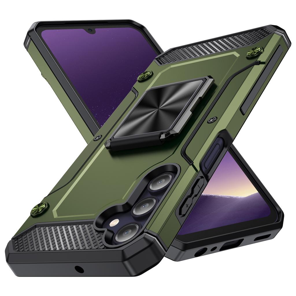 For Samsung Galaxy A05s 4G Kickstand Case Anti-Scratch PC+TPU Phone Cover