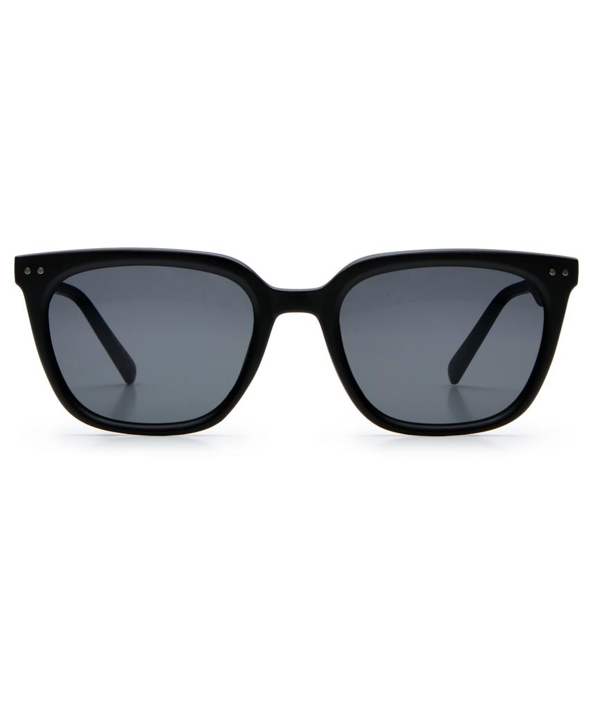 Ssiellonda D102 Uv Protection Square Horn-Rimmed Sunglasses Matte Black