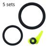 5/10Sets Fishing Rod Pole Hook Keeper Securely Abs Ring Bait Lures And Jigs For Safe And Easy Fishing
