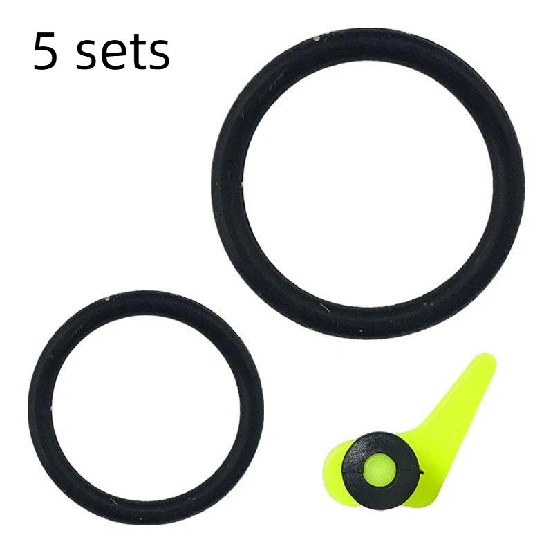 5/10Sets Fishing Rod Pole Hook Keeper Securely Abs Ring Bait Lures And Jigs For Safe And Easy Fishing