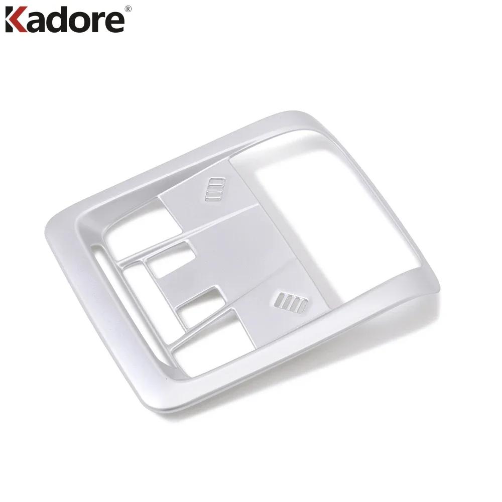 Car Front Roof Reading Light Lamp Panel Cover Trim For Chevrolet Holden Equinox 2018-  Carbon Fiber Interior Accessories