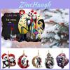 Nightmare Before Christmas Jack Sally Weihnachtsbaum Anhänger Halloween Deko Acryl Geschenk