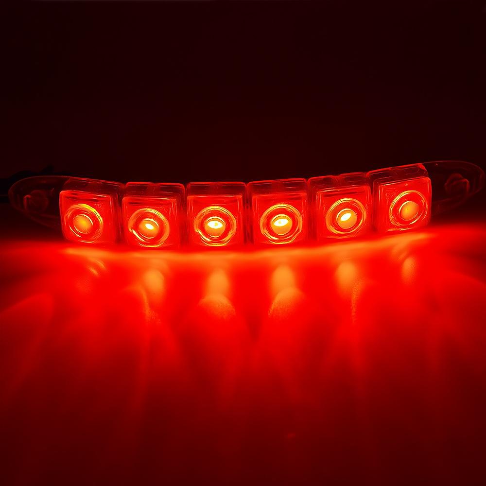 1pcs Waterproof Multi Colors DRL Light Cars Autos Decorative Flexible Daytime Running 6LED Car Driving Strip Styling Headlights