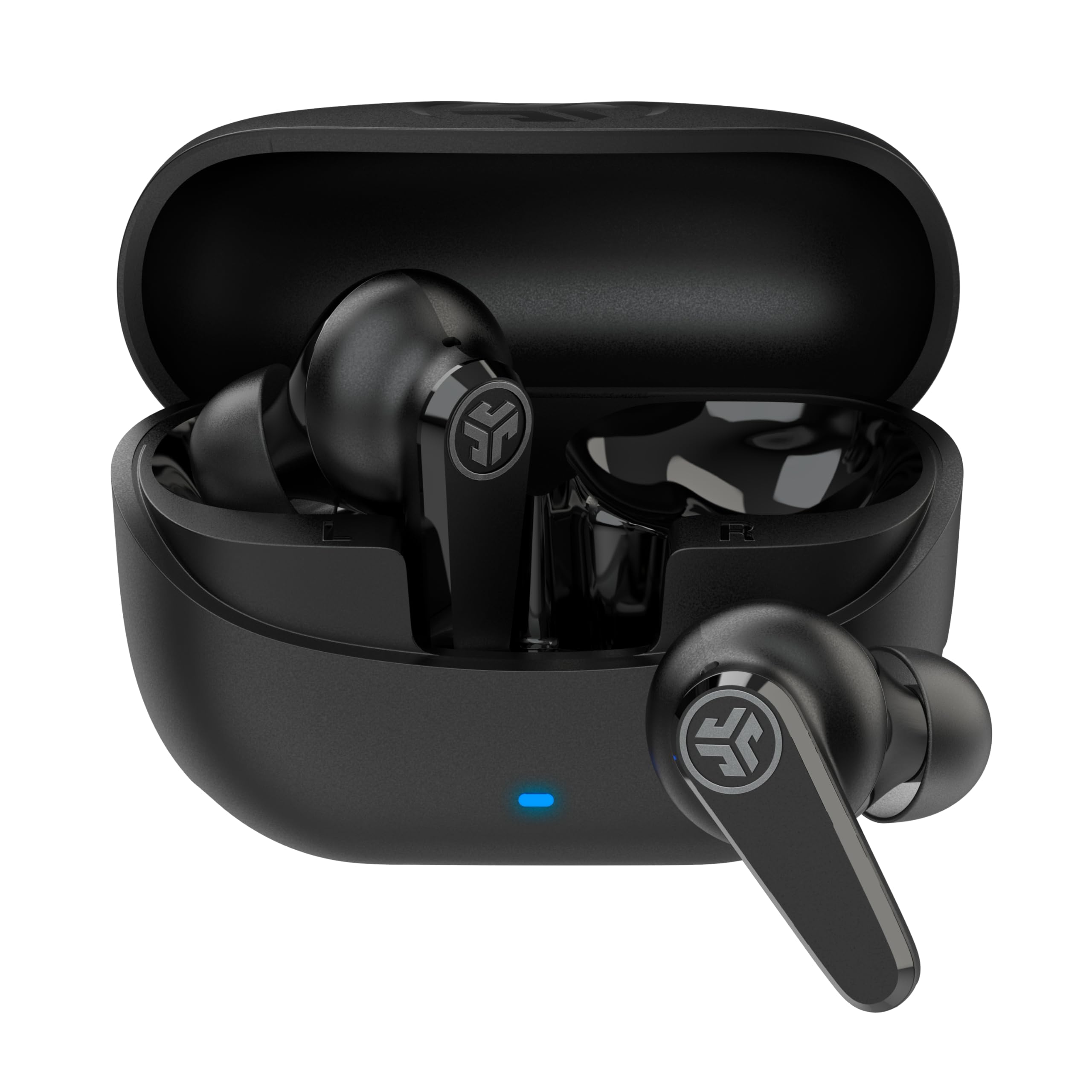 

JLab Go Pods ANC Wireless Earbuds, Bluetooth 5.4 Noise Cancelling, Waterproof, Multi-Point, External Sound Capture, with Mic, 26 Hours of Playtime,
