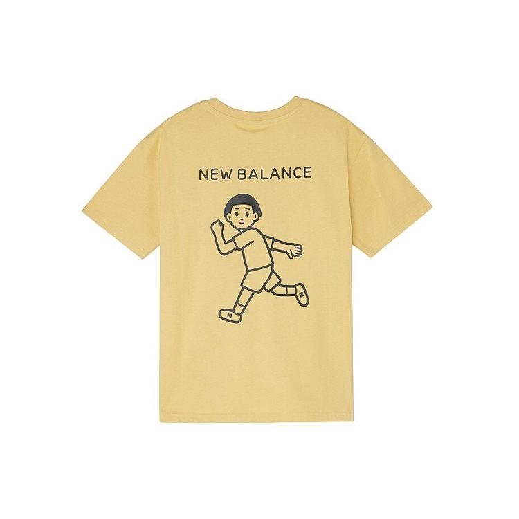 New Balance Noritake Collection Set In Sleeve T Shirt Women's Yellow AWT02379-YL