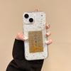 Bafanglai Iphone16pro Mobile Phone Case Gold Foil Creative Epoxy Apple 15Pro Silicone Transparent 14 Soft Case