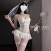 Erotic Underwear Pure Desire Bride Wedding Dress Sexy One-Piece Dress Set Lace Seductive Uniform Pajamas 1357