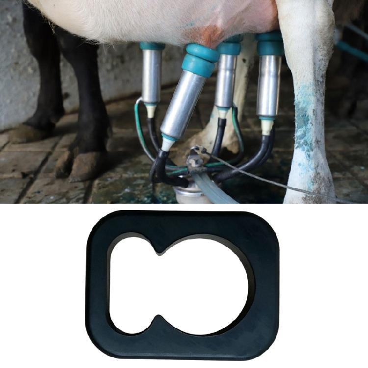 Professional Rubber Fastener Hose Clamp For 16X27Mm Dairy Hose And 7X14Mm Two Air Tube In Cattle Ranching Milk Machine