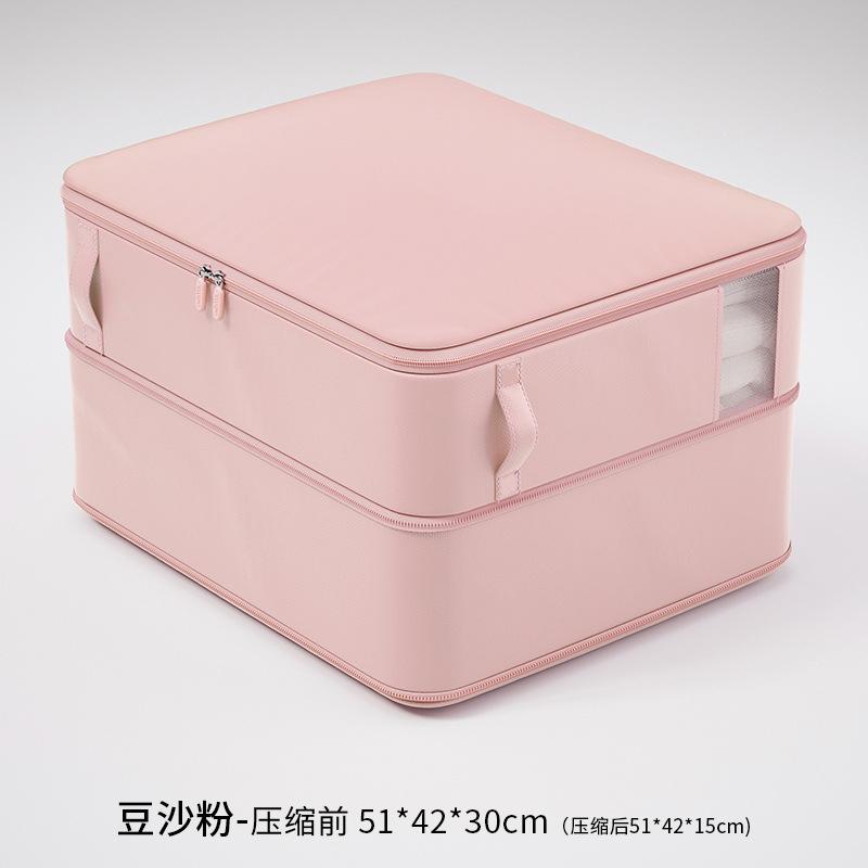 

Сумка для одеяла Gongsai с окном, телескопическая, складная, тканевая, для дома, компрессионная сумка для одеяла, сумка для хранения при переезде