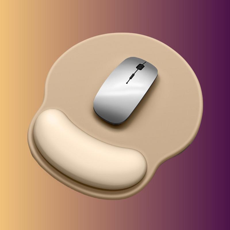 Ergonomic Mouse Pad with Gradient Colors Wrist Support Soft Cushion Non Slip Base for Laptop Desk