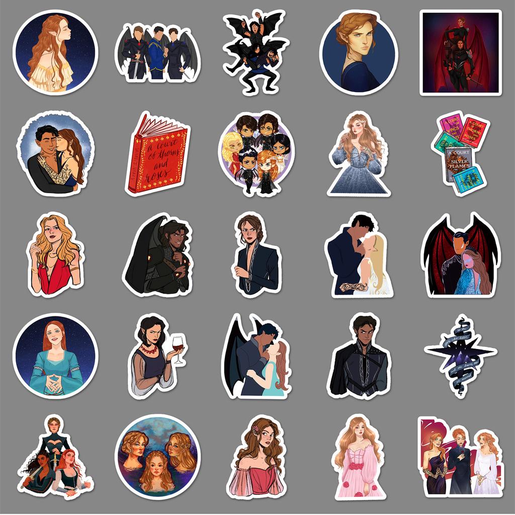 50 Creative Stickers Personalized Cartoon Decorative Mobile Phone Case Stickers