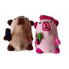 Matte Texture Long-haired Capybara Doll Pendant Bag Pendant Capybara Worm Doll Pendant