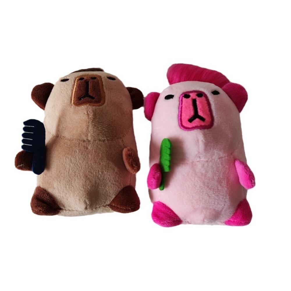 Hanging Bags Decor Stuffed Capybara Keychain Bag Pendant Capybara Worm Doll Pendant