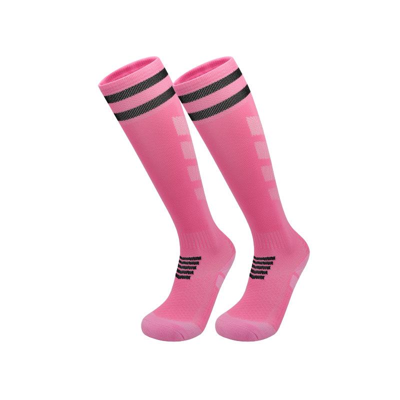 Premium Long Football Socks with Padding, Breathable & Protective for Adults and Big Kids