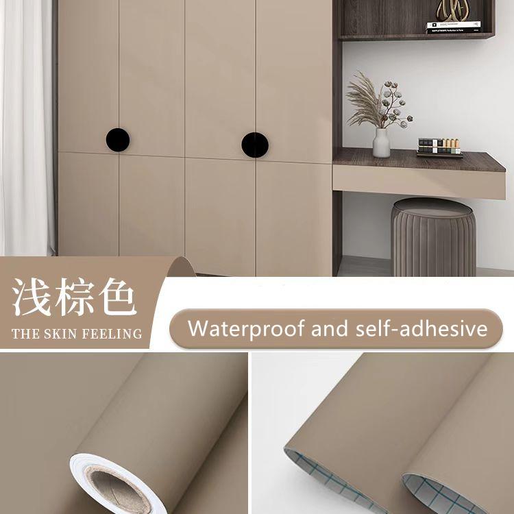 

Утолщенная пленка-наклейка, чувствительная к коже, для изменения цвета шкафа, тумбы, столешницы, реставрация старой мебели, самоклеящиеся обои 30cmx100cm