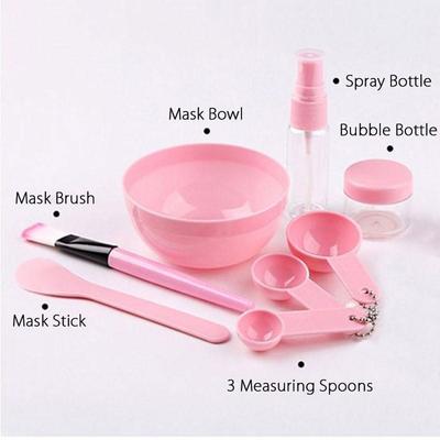 New DIY Face Mask Mixing Bowl Set Silicone with Bowl Brush Facemask Mixing Tool Makeup Brushes Woman Facial Tools