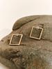 The Part Of [Silver 925] Square In Square Earrings