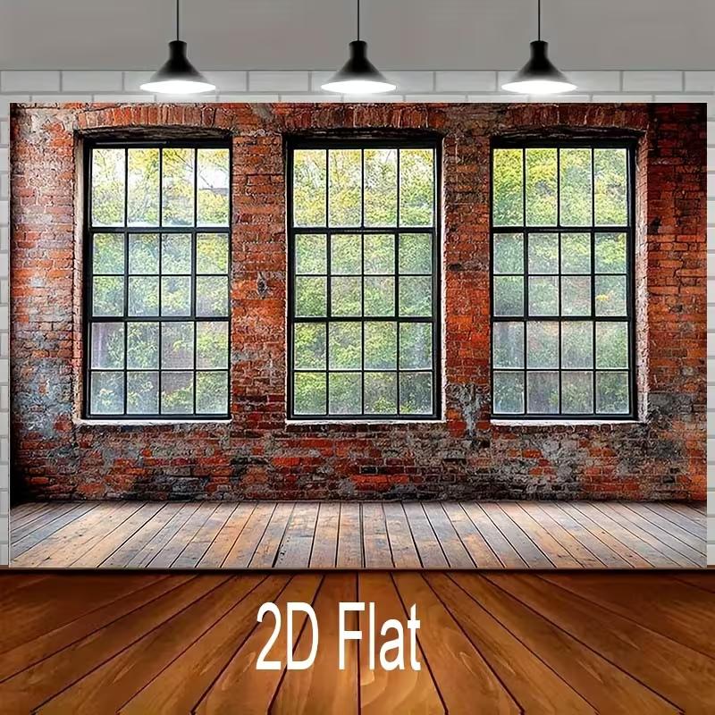 2D Industrial Loft Backdrop for Urban & Fashion Photoshoots