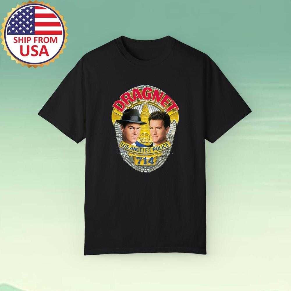 Dragnet Retro Classic TV Series Men#039;s Black Size S5XL Unisex T-Shirt XXXXL