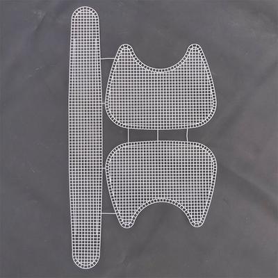 Underarm Bag Mesh Knitting Lining Weaving Plastic Mesh Sheet Accessories Velvet