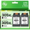 Ink Cartridge - SWAPY - 305 XL Black - Pack of 2 - Compatible HP DeskJet and ENVY