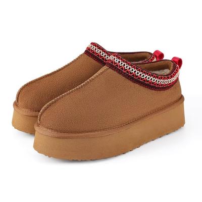 Fashion Crestar Women's Winter Slippers Lady Classic Fashion Brand Warm Thick Sole Shoes Short Plush Ankle Snow Boots Outdoor and Indoor