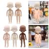 1:12 Flexible Joint Doll Body Model PP Figure Rotatable Nude DIY