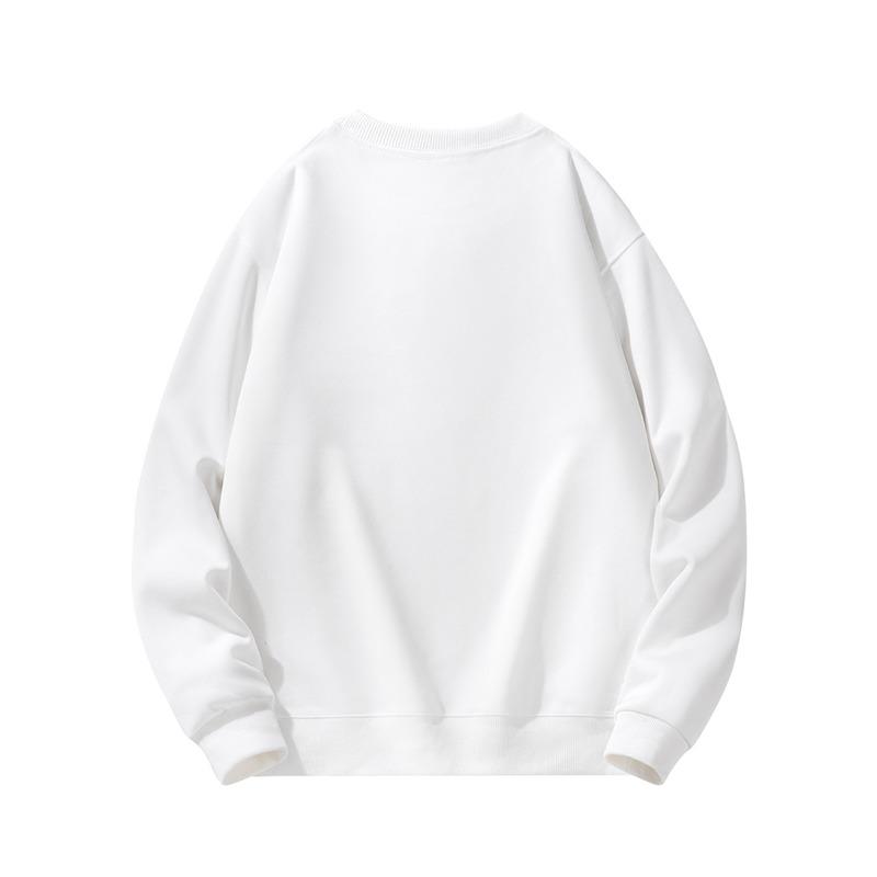 New Men'S Halloween Theme Print Round Neck Sweatshirt, Pattern Loose Casual Pullover Top 100% Cotton Printed Long-Sleeve Crew Neck Pullover