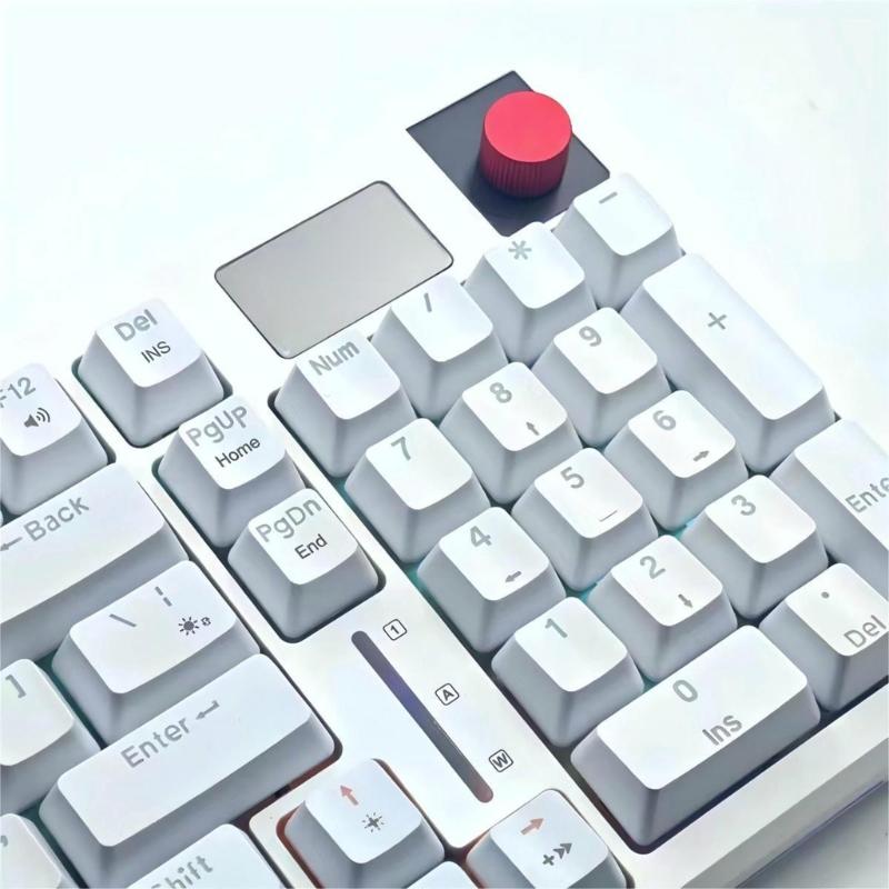 Metal Rotary Knob for D Shaft Half Shaft Mechanical Keyboards Ergonomic Aluminum Construction Tactiled Adjustment