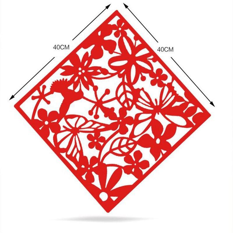 Decorațiuni pentru casă Modă 4 buc Fluture Pasăre Floare Ecran suspendat Panou separator Cortină de cameră Agățat pe perete Decor cu fire