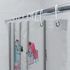 Funny Anime Shower Curtain Bathroom Decor Japanese Cartoon Anime Backdrop Waterproof Home Decor Gift Idea